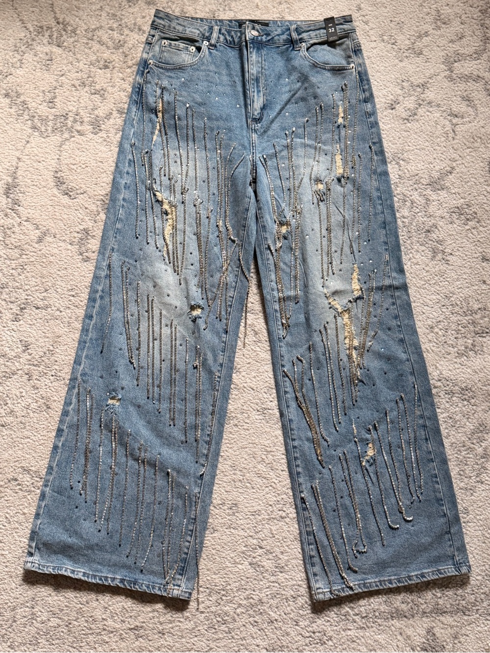 NWT Akira Embellished Jeans